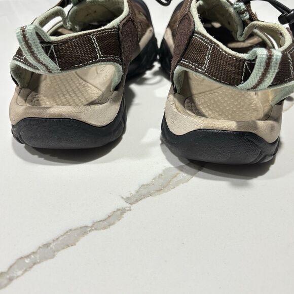 KEEN | Newport H2 Women’s Size 9 Waterproof Hiking Sandals Brown Blue Turquoise - Picture 4 of 15